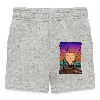War Hamster - Baby Shorts - heather grey - Front