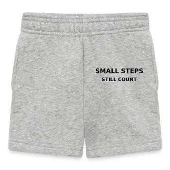 Petits pas - Short Bébé - gris chiné - Devant
