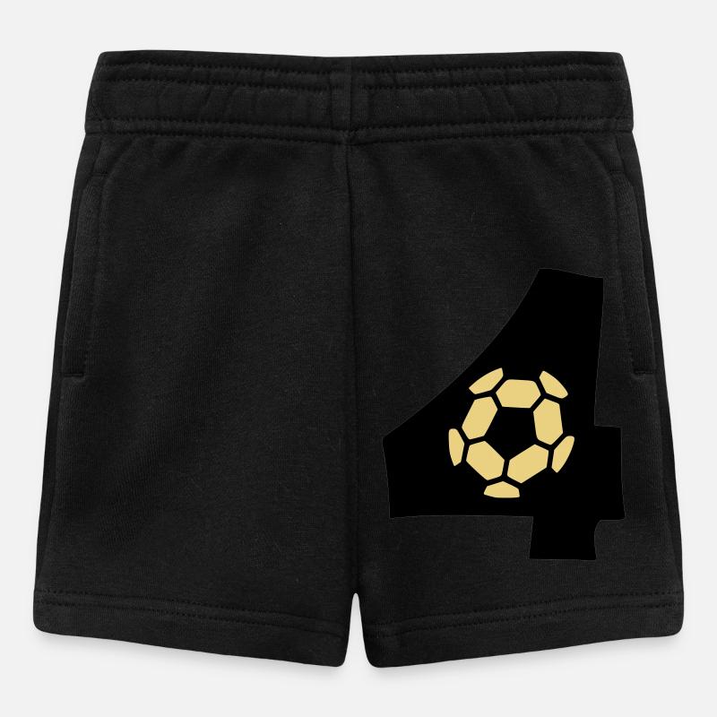 Ich bin schon 4! - Baby Shorts - Schwarz