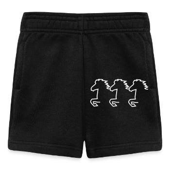 Islandpferd - Baby Shorts - Schwarz - Vorne