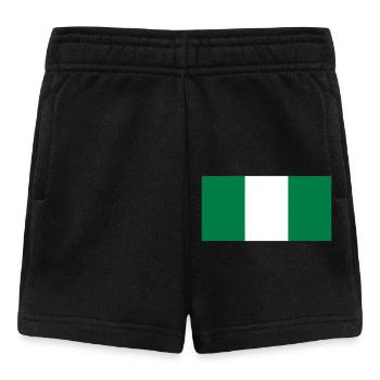 Nigeria flag / Drapeau Nigéria - Short Bébé - noir - Devant