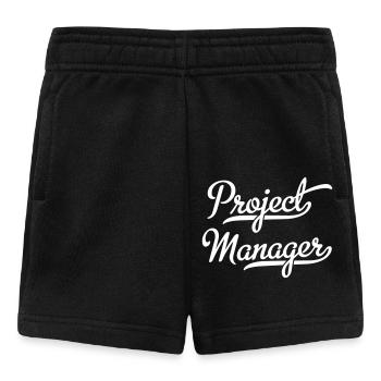 Chef de projet - Short Bébé - noir - Devant