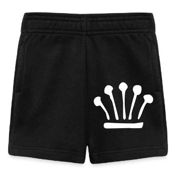 Ornement 4 - Blanc vectoriel - Short Bébé - noir - Devant