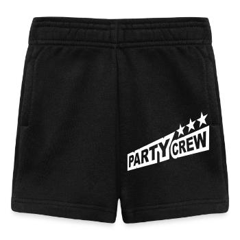 Party Crew Fun Stars Celebrate Team Friends Member - Baby Shorts - black - Front