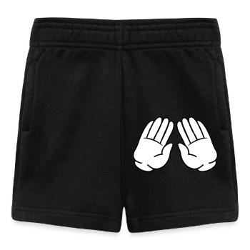 Mains de bande dessinée 02 - Short Bébé - noir - Devant