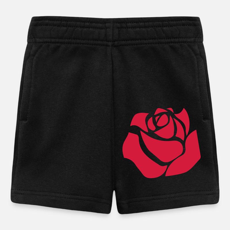 Rose - Short Bébé - noir