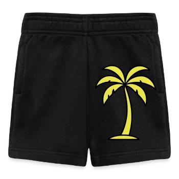 Palm Outline - Baby Shorts - black - Front