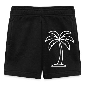 Palm Outline - Baby Shorts - black - Front