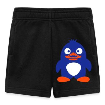 Penguin Mustache Sir Mr. Mr. Mustache Beard - Baby Shorts - black - Front