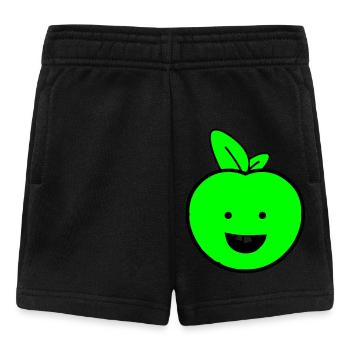 apple smile - Baby Shorts - black - Front