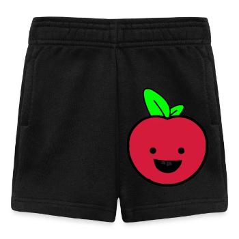 apple smile - Baby Shorts - black - Front