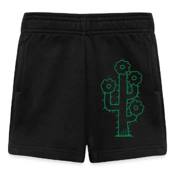 Kaktus Pflanze Stachelig Stacheln Wüsten Kakteen - Baby Shorts - Schwarz - Vorne