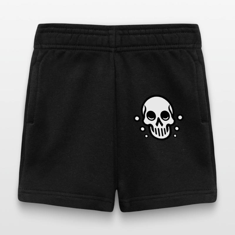 Bubble Skull - Comic Design Baby Shorts