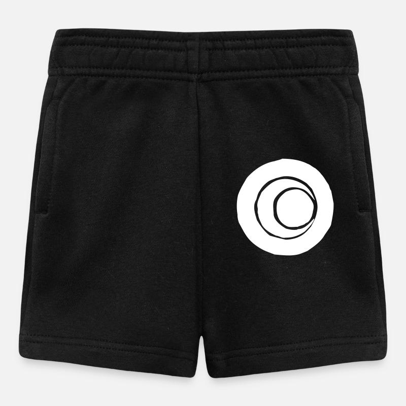 Circles Art... Vector graphic - Baby Shorts - Schwarz