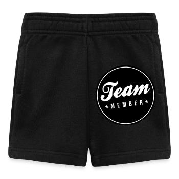 Team Mitglied - Baby Shorts - Schwarz - Vorne
