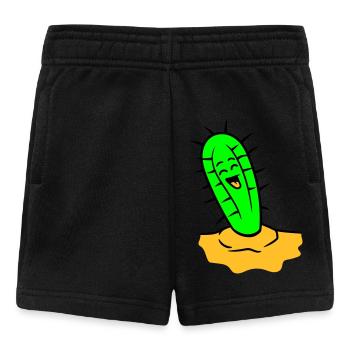 Laughing Cactus Cacti Face Prickly Desert - Baby Shorts - black - Front