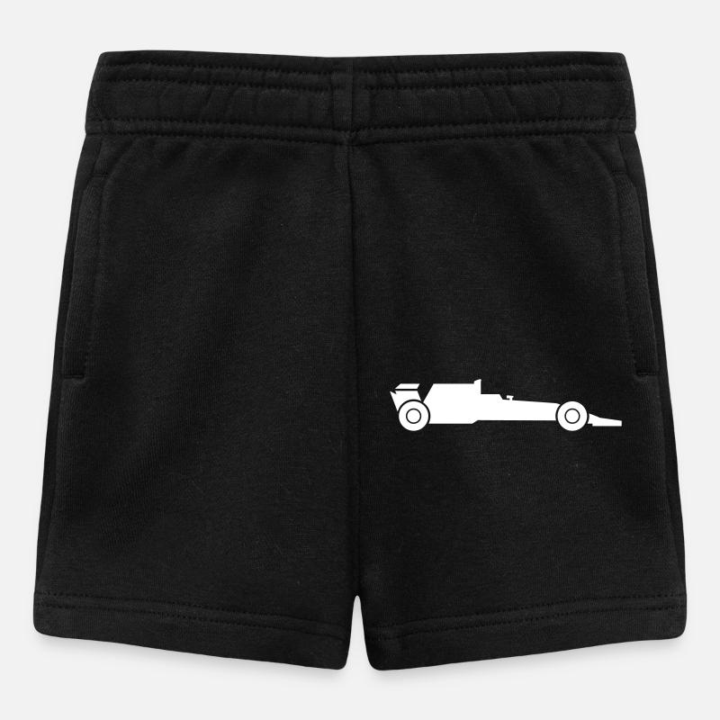 Voiture de course - Short Bébé - noir