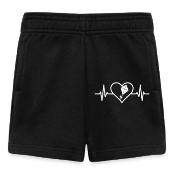 Heart Sport Air Kite - Baby Shorts - black - Front