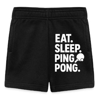 Tennis de table Ping Pong Ping Pong Pingpong - Baby Shorts - Schwarz - Vorne