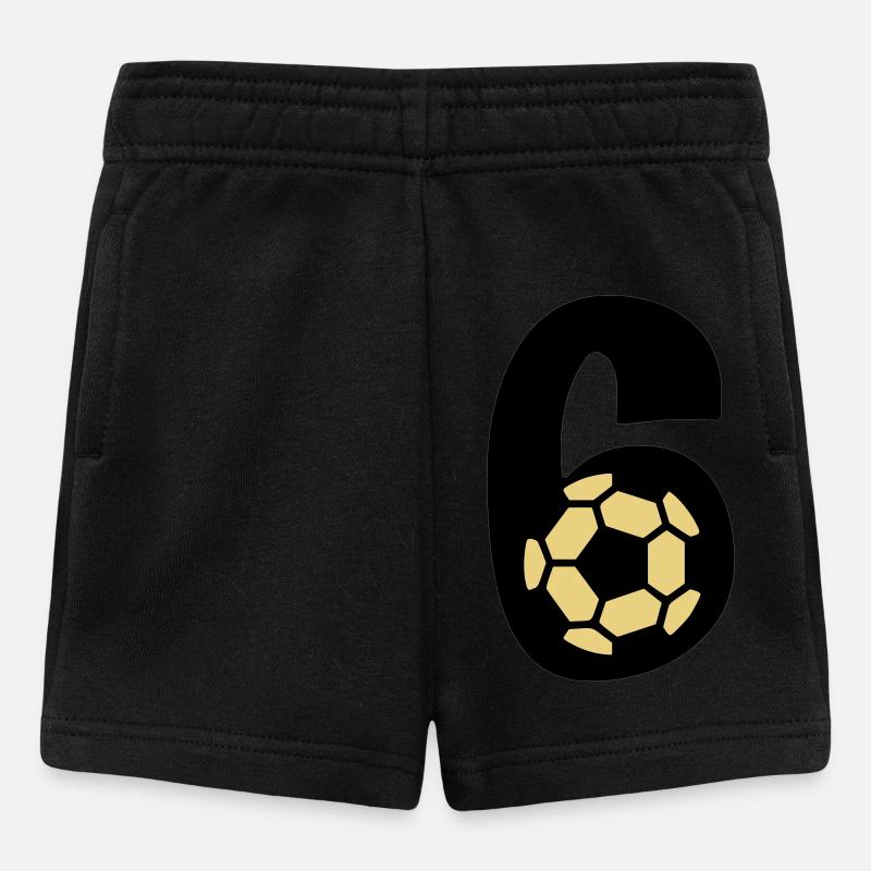 Ich bin schon 6! - Baby Shorts - Schwarz