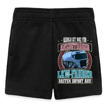 LKW Fahrer - Baby Shorts - Schwarz - Vorne