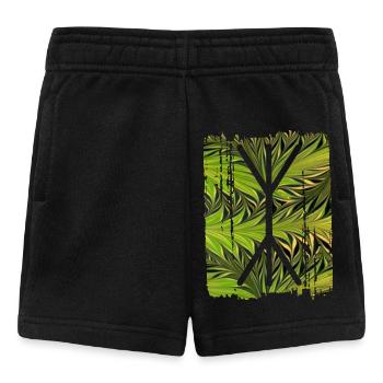 yggdrasil rune e 101 - Baby Shorts - Schwarz - Vorne