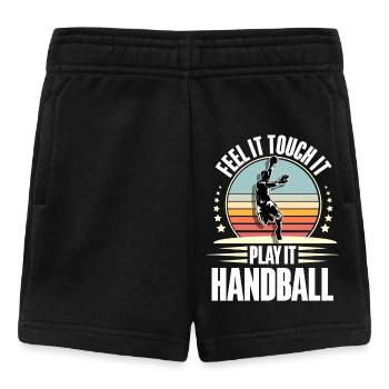Handball Handballer - Baby Shorts - Schwarz - Vorne