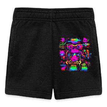 Neon Party UV Electro House Style - Short Bébé - noir - Devant