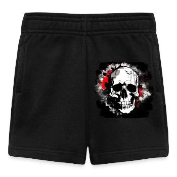 Totenschädel Tattoo Heavy Metal Rocker - Baby Shorts - Schwarz - Vorne