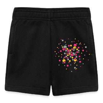 Des confettis - Short Bébé - noir - Devant