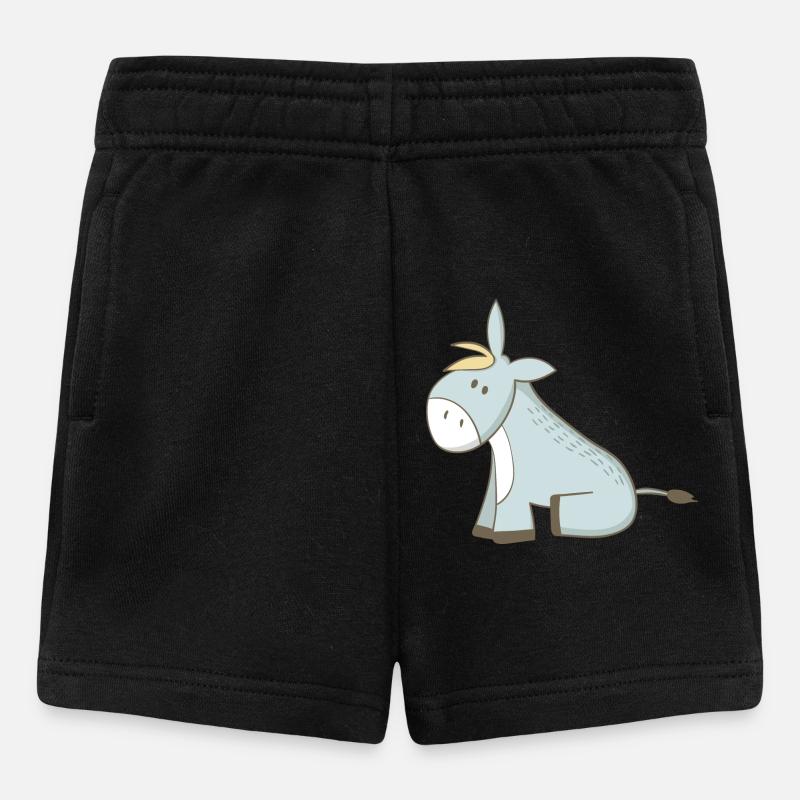 Esel - Baby Shorts - Schwarz