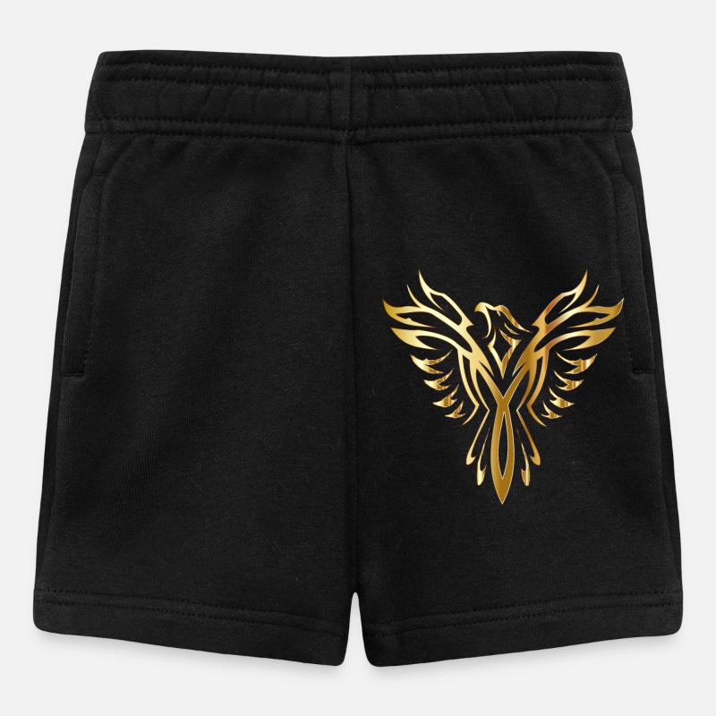 Phénix d’or - Short Bébé - noir