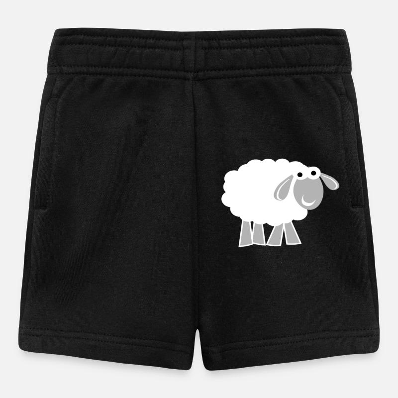 sheep - Baby Shorts - black