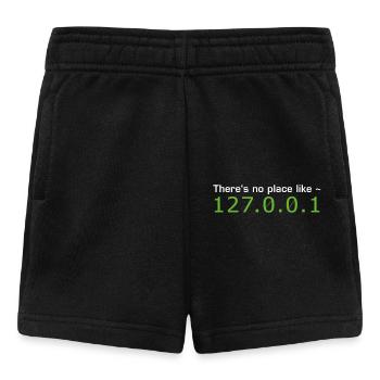 theres no place like home Code programmieren Admin - Baby Shorts - Schwarz - Vorne