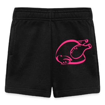 chicken - Baby Shorts - black - Front