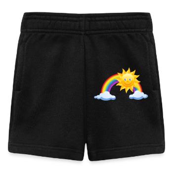 Arc-en-ciel - Short Bébé - noir - Devant