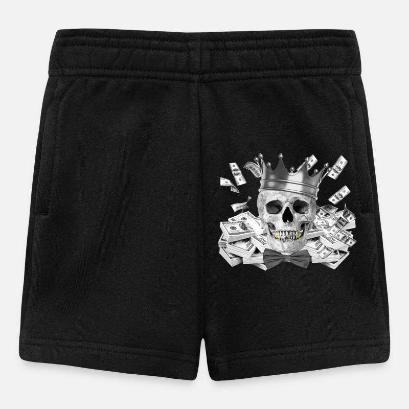 Skull - Baby Shorts - black