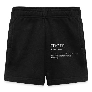 mère - Short Bébé - noir - Devant