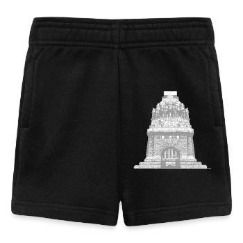 Völkerschlachtdenkmal Leipzig - Baby Shorts - Schwarz - Vorne
