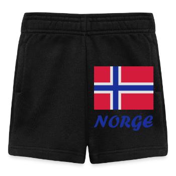 Drapeau norvégien - Short Bébé - noir - Devant