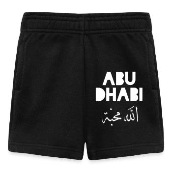 Abu Dhabi United Arab Emirates Souvenir - Baby Shorts - black - Front