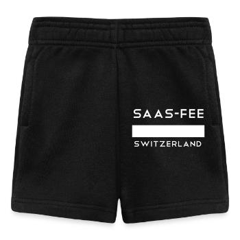 Saas-Fee Switzerland T-Shirt Saas Fee - Baby Shorts - black - Front