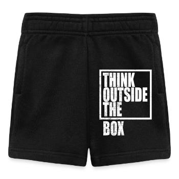 Think Outside The Box / Design Thinking - Short Bébé - noir - Devant