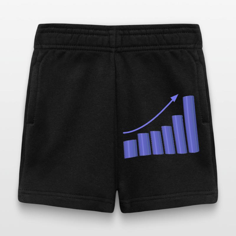 Growth chart with dynamic slope Baby Shorts