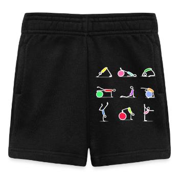Entraînement de pilates - Short Bébé - noir - Devant