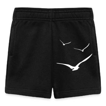 vol de mouettes - Short Bébé - noir - Devant