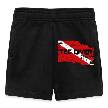 TEC DIVER - Baby Shorts - Schwarz - Vorne
