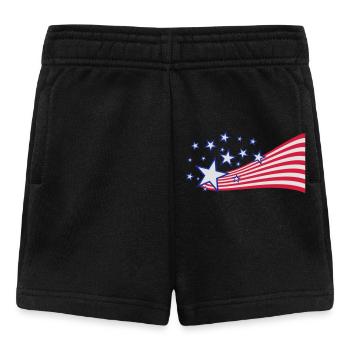 USA drapeau - Short Bébé - noir - Devant