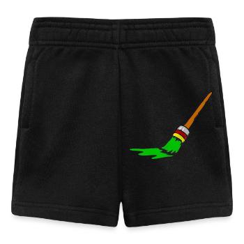 Urban Graffiti Pinsel Design - Baby Shorts - Schwarz - Vorne