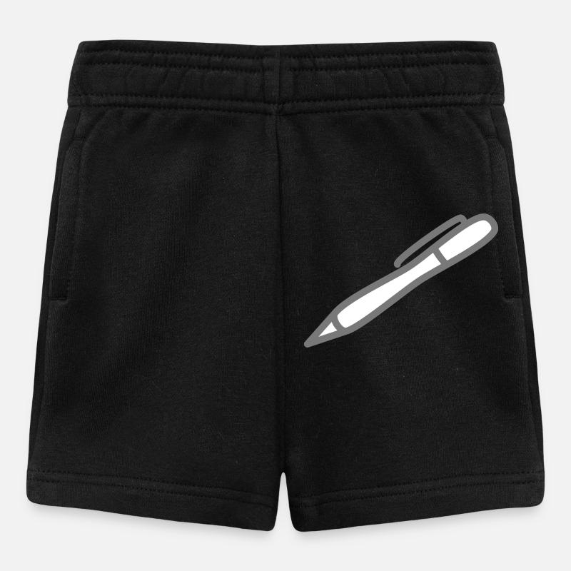 stylo à bille - Short Bébé - noir